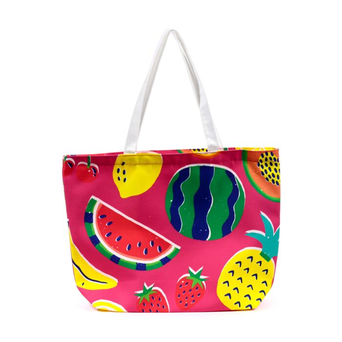 Summer Fruits Sommer Obst Strandtasche