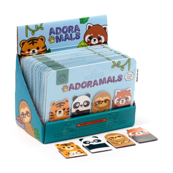 Adoramals Wild Wildtiere Magnetische Lesezeichen Set