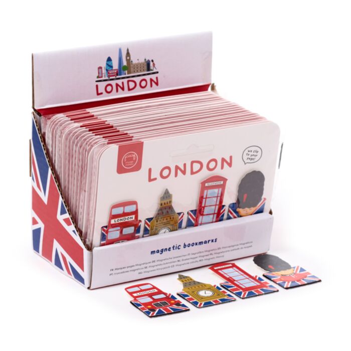 London Souvenir Magnetische Lesezeichen Set