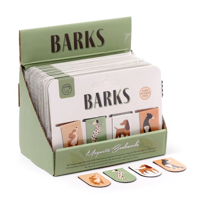 Barks Hund Magnetische Lesezeichen Set