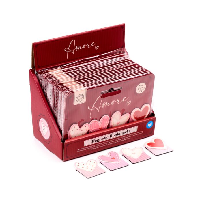 Amore Herzen Magnetische Lesezeichen Set