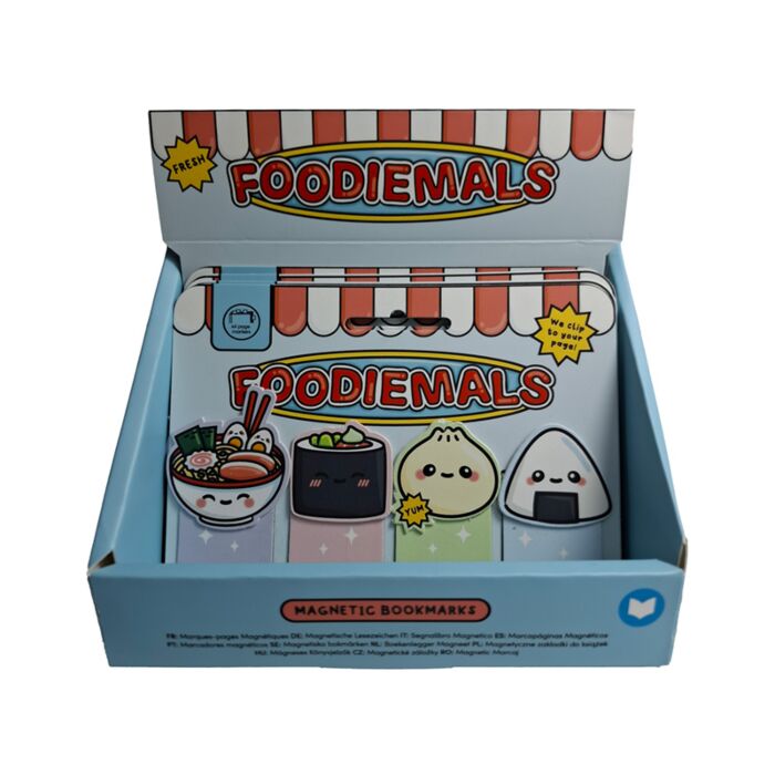 Foodiemals Ramen & Sushi Nudeln Magnetische Lesezeichen Set