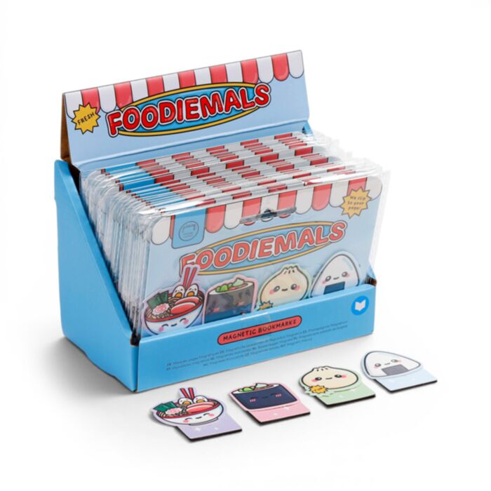 Foodiemals Ramen & Sushi Nudeln Magnetische Lesezeichen Set