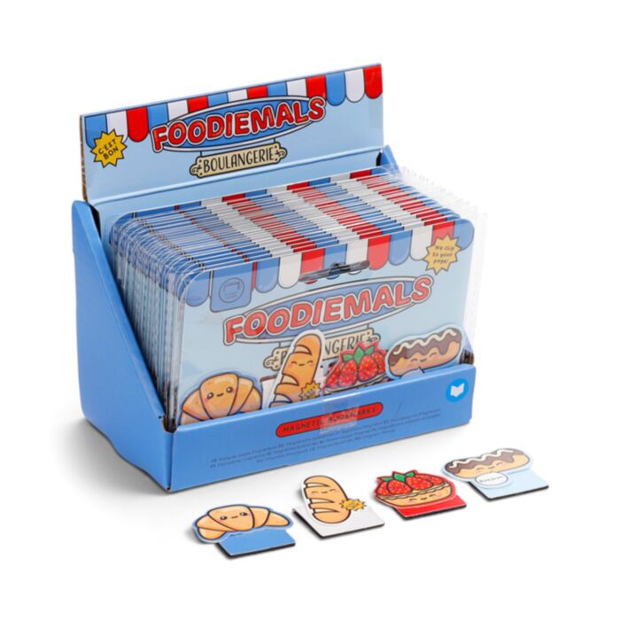 Foodiemals Boulangerie Bäcker Magnetische Lesezeichen Set