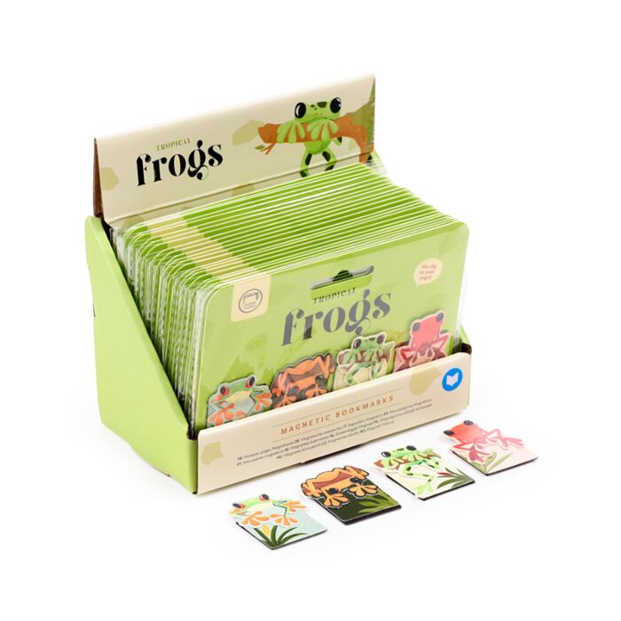 Tropical Frogs Tropen Frosch Frösche Magnetische Lesezeichen Set