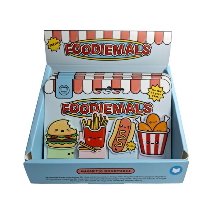 Foodiemals Fast Food Magnetische Lesezeichen Set