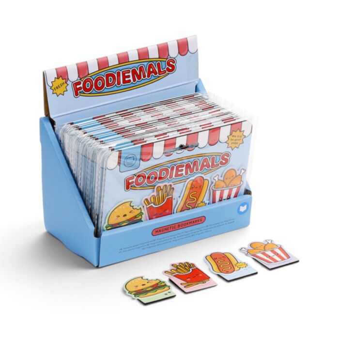 Foodiemals Fast Food Magnetische Lesezeichen Set