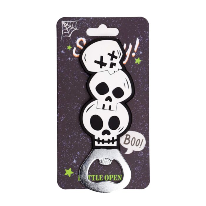 Spooky Totenkopf PVC-Flaschenöffner