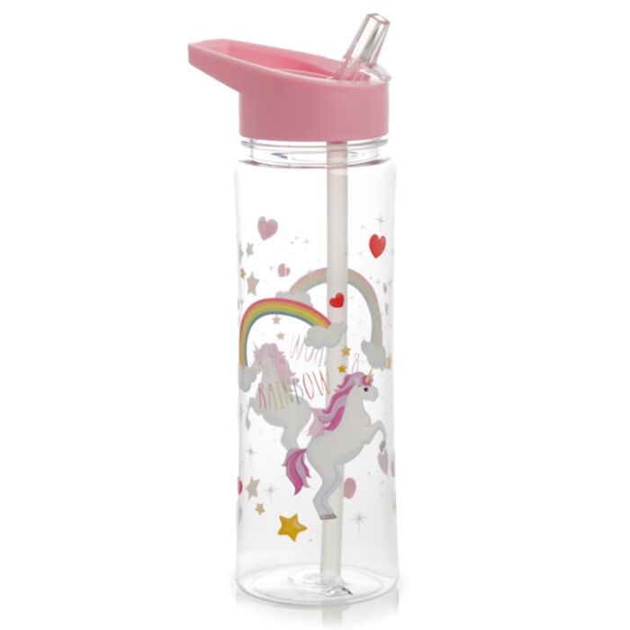 Enchanted Rainbows Unicorn Einhorn Bruchsichere Wasserflasche 550ml