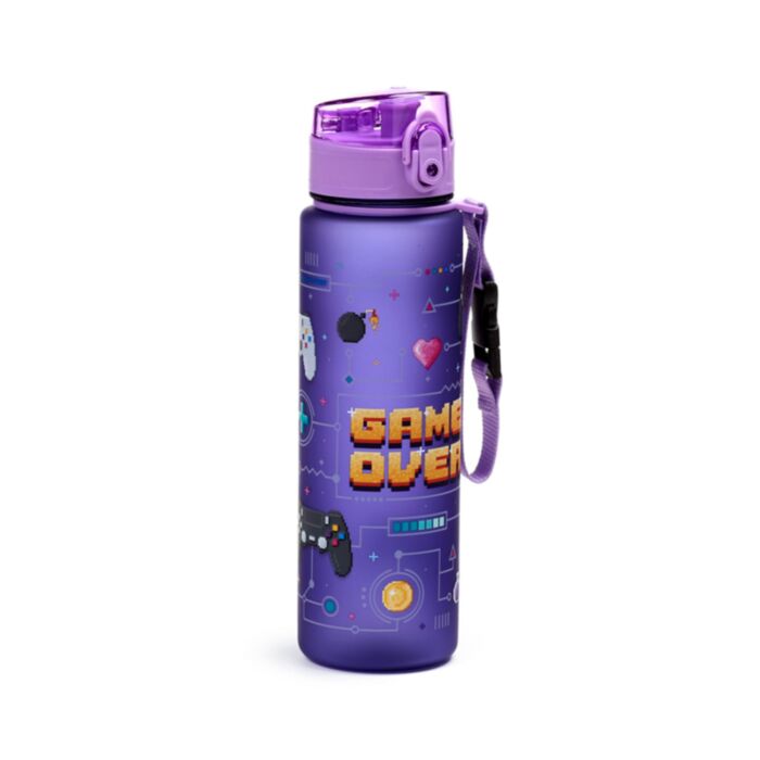 Game Over Pop-Top bruchsichere Wasserflasche 600ml 
