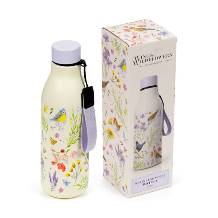 Jan Pashley Wings & Wildflowers Vögel & Wildblumen Isolierflasche 500ml
