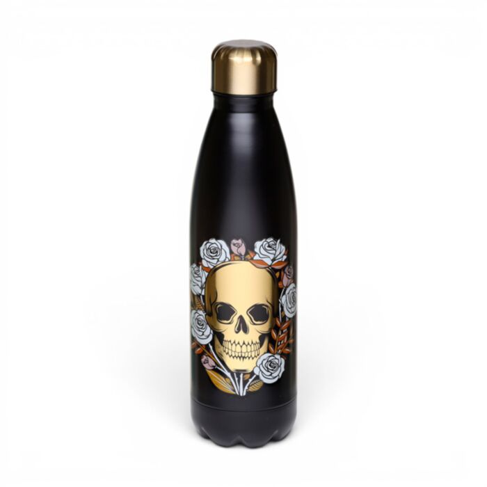 Skulls & Roses Totenkopf & Rosen Isolierflasche 500ml
