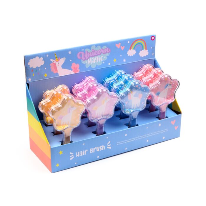 Unicorn Magic Einhorn Sternenförmige Glitzer-Haarbüste