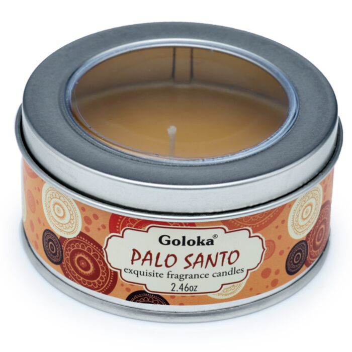 Goloka Palo Santo Duftwachs-Kerzendose