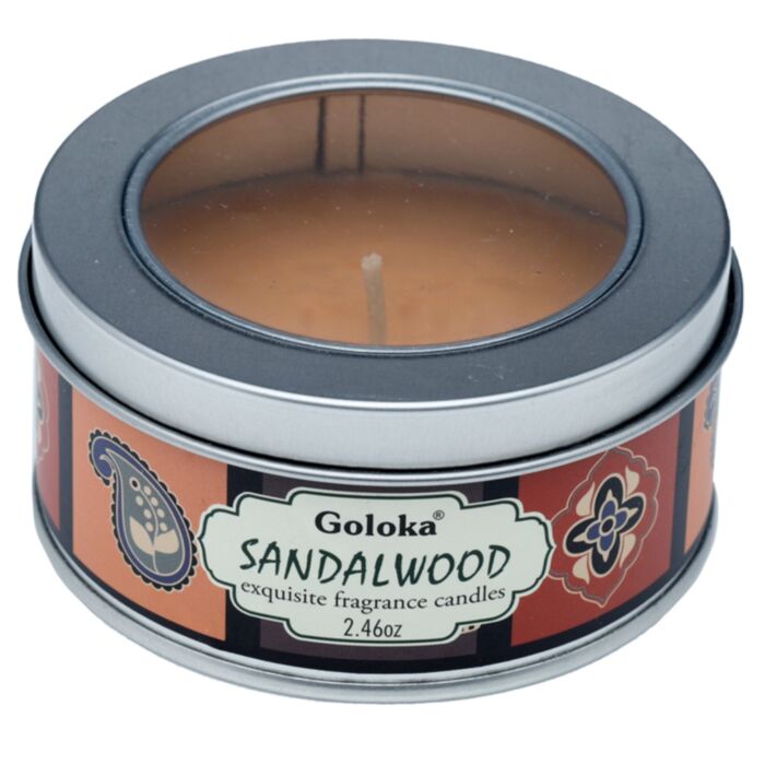 Goloka Sandelholz Duftwachs-Kerzendose