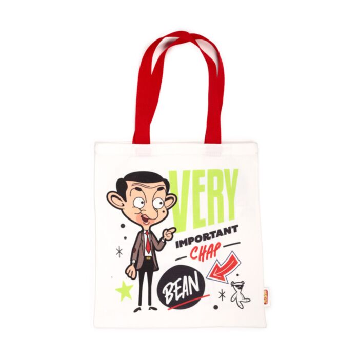 Mr Bean & Teddy Wiederverwendbare Einkaufstasche