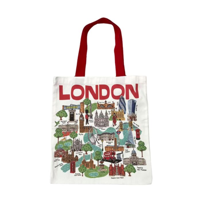 London Souvenir Wahrzeichen wiederverwendbare Einkaufstasche