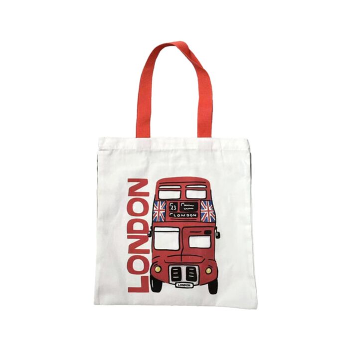 London Souvenir Bus wiederverwendbare Einkaufstasche