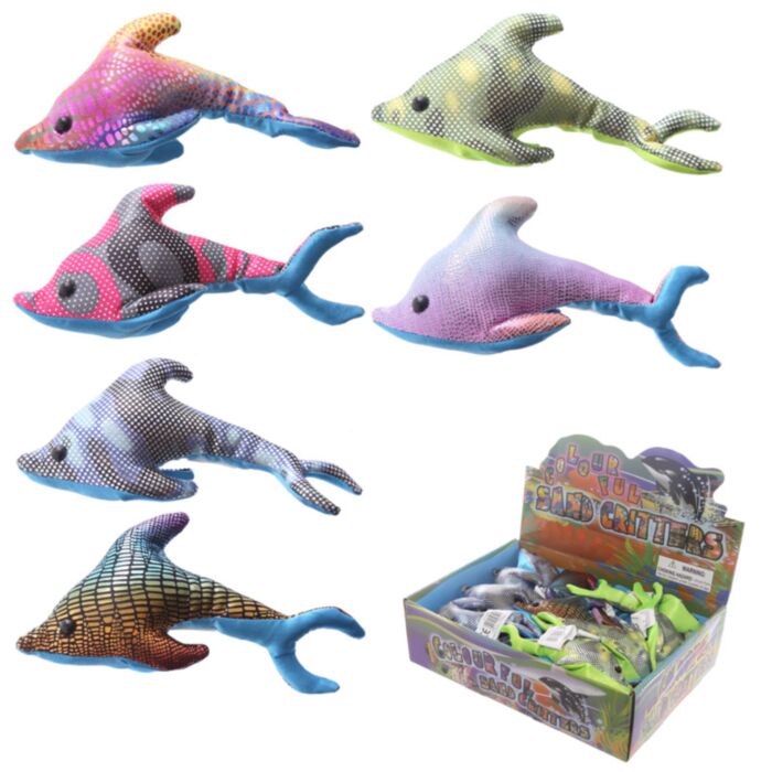 Sandgefüllter Delfin 14cm