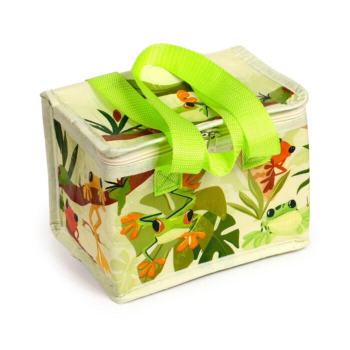 Tropical Frogs Tropen Frosch Frösche RPET Kühltasche Lunch