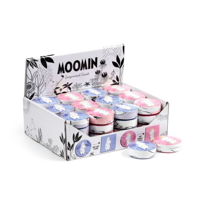 Moomin Mumin Tammi Komprimiertes Reisehandtuch
