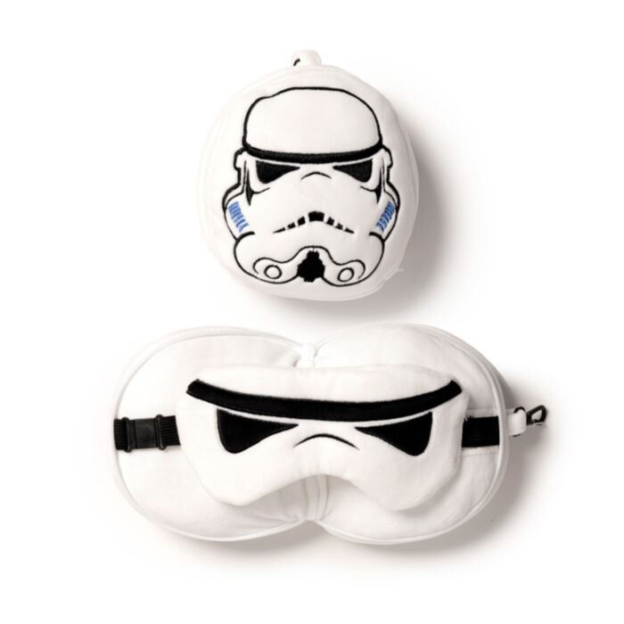Relaxeazzz The Original Stormtrooper Plüsch Reisekissen & Schlafmaske
