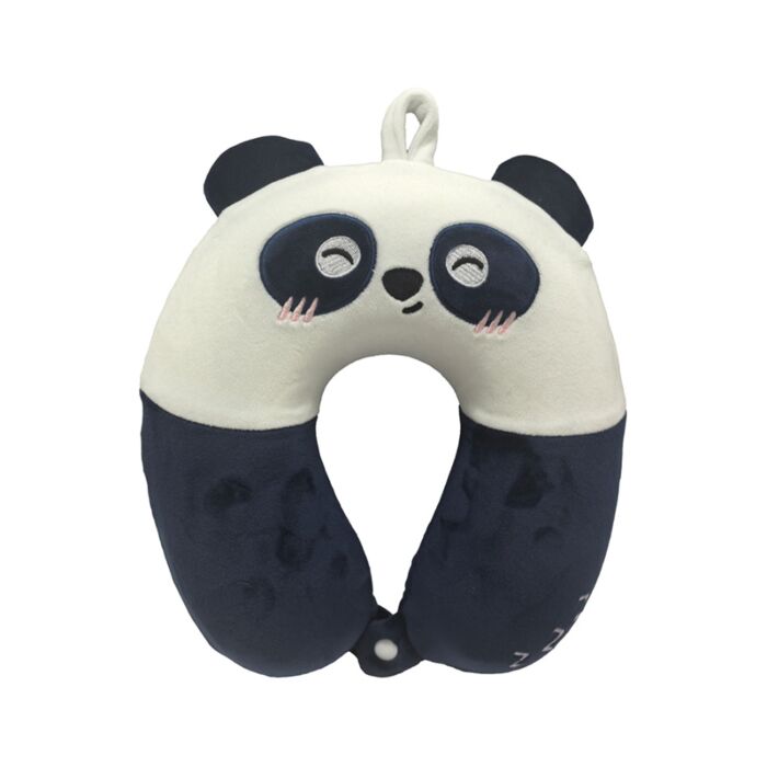 Relaxeazzz Adoramals Banjo the Panda Kinder-Reisekissen aus Memory-Schaumstoff