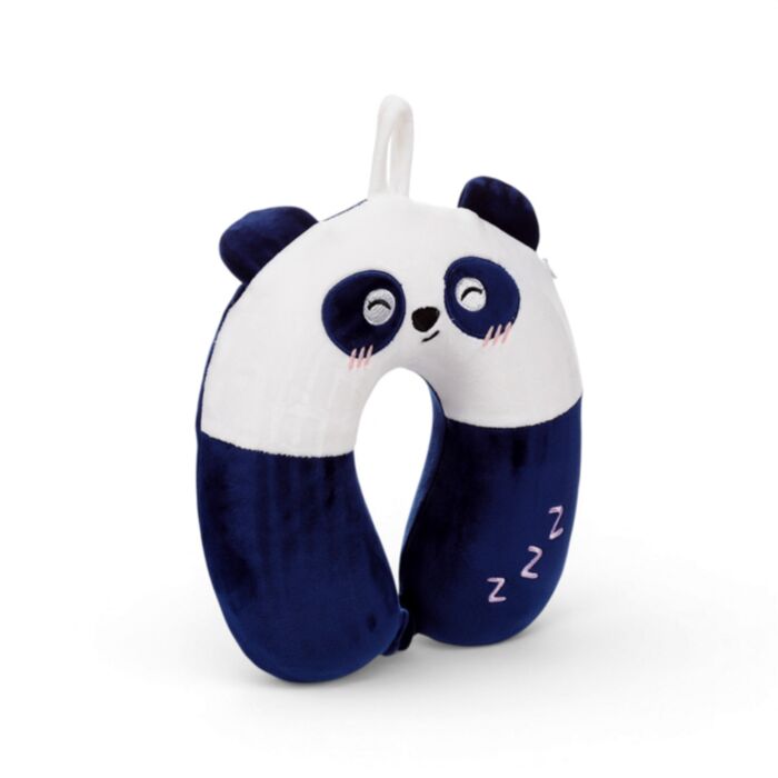 Relaxeazzz Adoramals Banjo the Panda Kinder-Reisekissen aus Memory-Schaumstoff