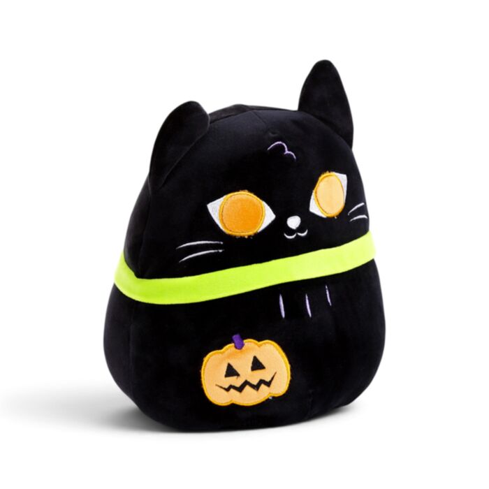 Squidglys Spooky Schwarze Katze Plüschfigur