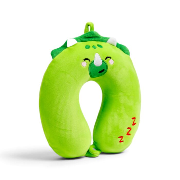 Relaxeazzz Adoramals Harry the Dinosaur Dinosauria Kinder-Reisekissen aus Memory-Schaumstoff