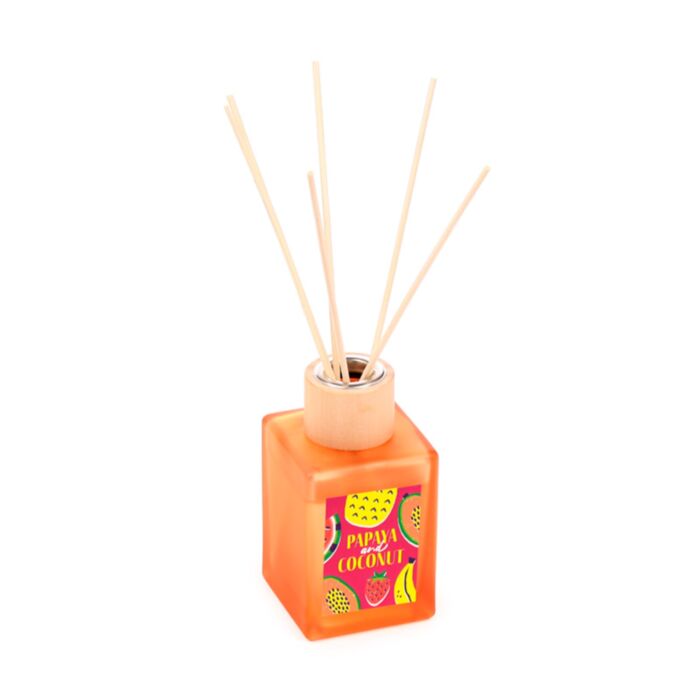Summer Fruits Sommer Obst Papaya & Kokosnuss Duftöl-Diffusor mit Stäbchen 100ml