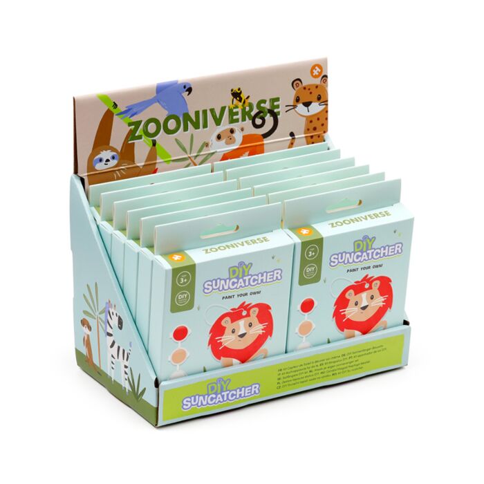 Zooniverse Zootiere Löwe DIY Bemale dein eigenes Fensterbild