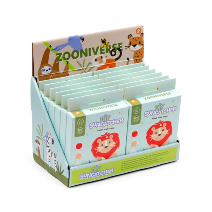 Zooniverse Zootiere Löwe DIY Bemale dein eigenes Fensterbild