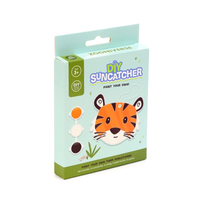 Zooniverse Zootiere Tiger DIY Bemale dein eigenes Fensterbild