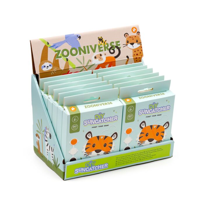 Zooniverse Zootiere Tiger DIY Bemale dein eigenes Fensterbild