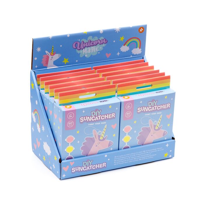 Unicorn Magic Einhorn DIY Bemale dein eigenes Fensterbild