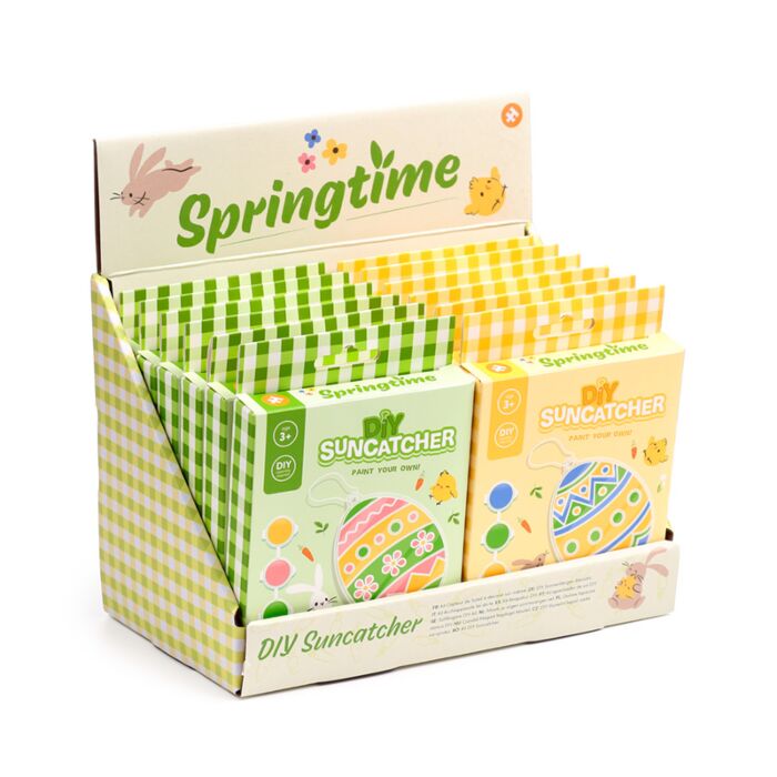 Springtime Frühling Osterei DIY Bemale dein eigenes Fensterbild