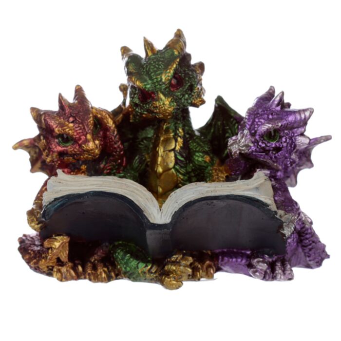 Elements Drei lesende Babydrachen