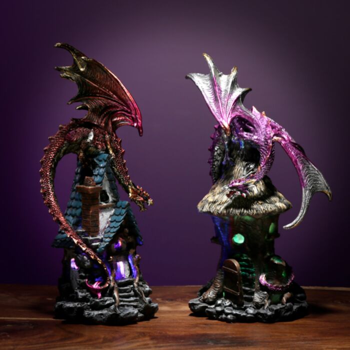 Dark Legends Waldgeist Drache LED-Dekoration