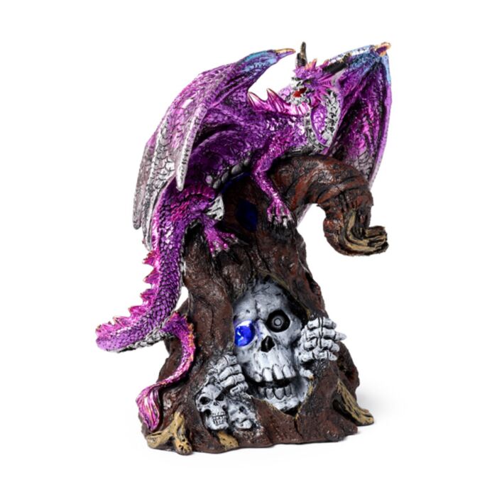 Dark Legends Hüter der Todespforte Amethystdrache LED-Dekoration