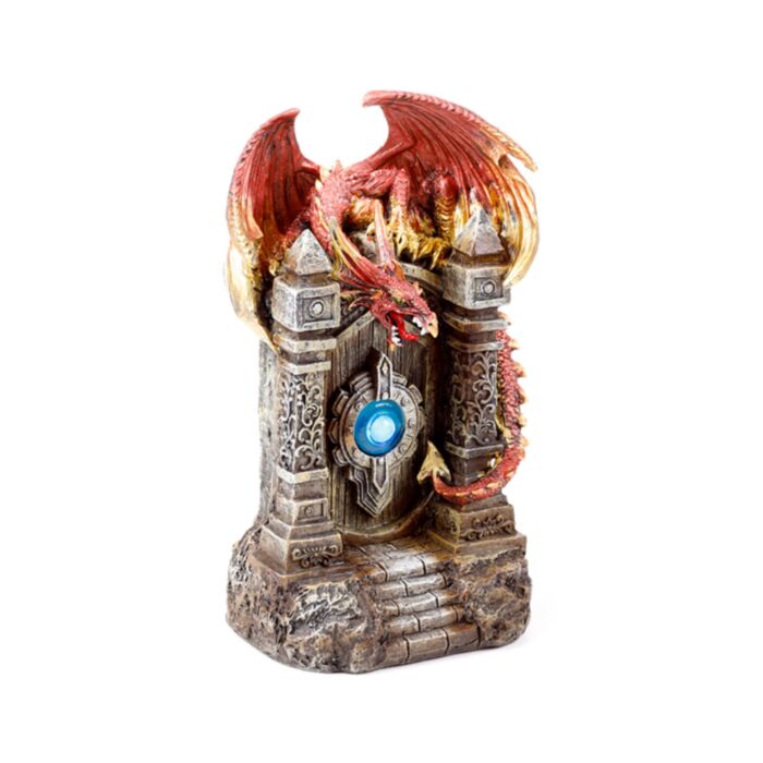 Dark Legends Feuerdrache LED Mystische Tür 