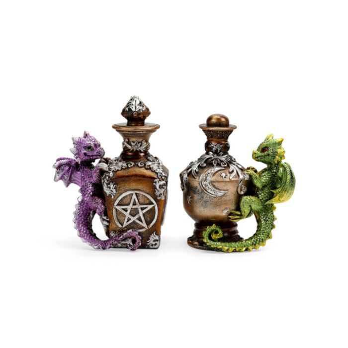 Elements Babydrache mit Zaubertrankflasche 