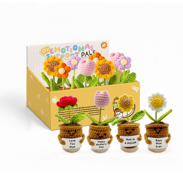 Häkel-Freund für die Seele Muttertags Blumen