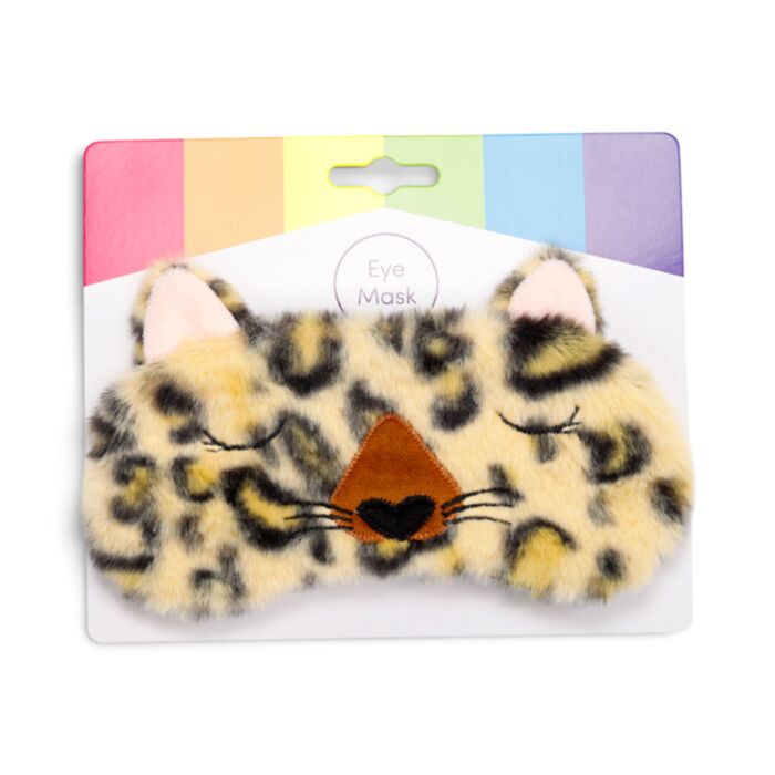 Relaxeazzz Adoramals Wild Wildtiere Leopard Plüsch Schlafmaske