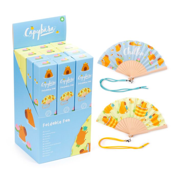 Capybara Wasserschwein Faltbarer Handfächer