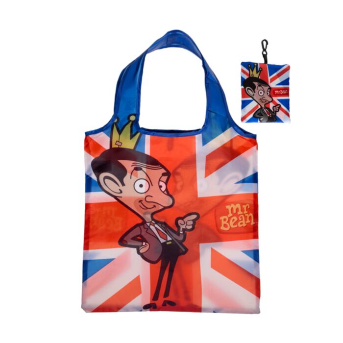 Mr Bean Faltbare wiederverwendbare Einkaufstasche Britische Flagge