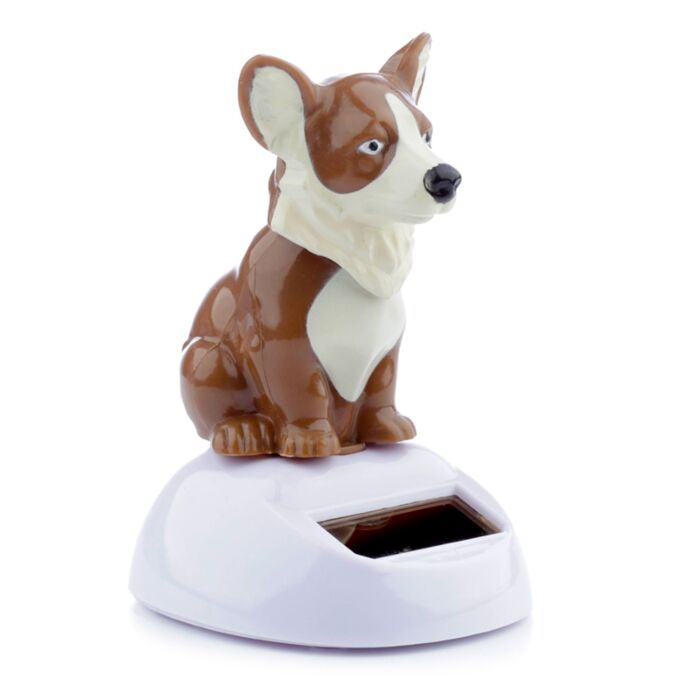 Corgi Hund Solar Pal Wackelfigur