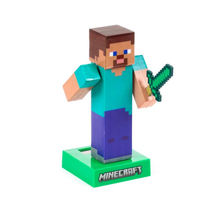 Minecraft Steve Solar Pal Wackelfigur