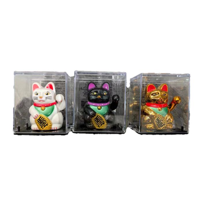 Waving Cat Winkende Katze Mini Solar Pal Wackelfigur