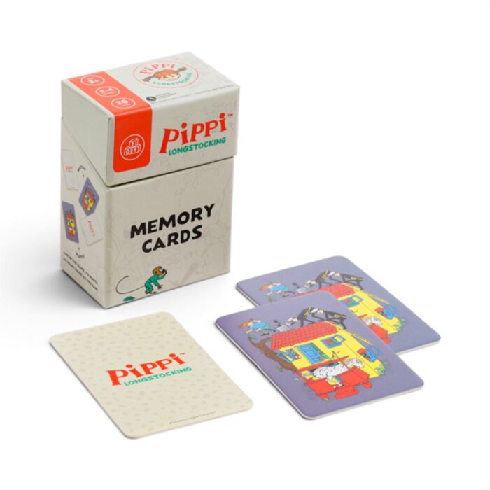 Pippi Longstocking Pippi Langstrumpf Memory-Spiel für Kinder